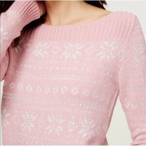 NWOT Loft Blush Sweater